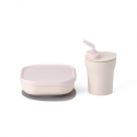 Miniware Sip and Snack Set (PLA Series) - Cotton Candy