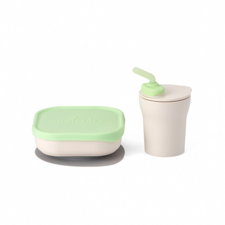 Miniware Sip  and  Snack Set (PLA Series) - Key Lime