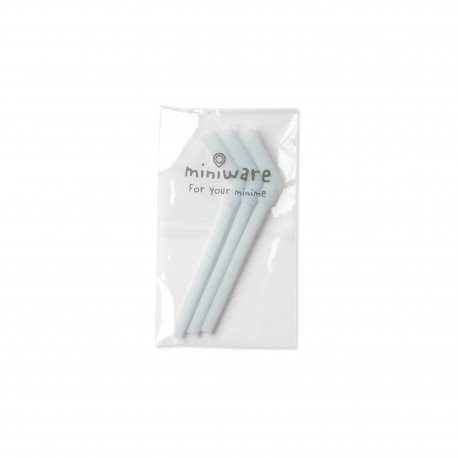 Miniware 1-2-3 Sip Replacement Straws (Set of 3) - Aqua