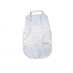 Miniware Catch and Cover Bib and Apron - Blue Sky
