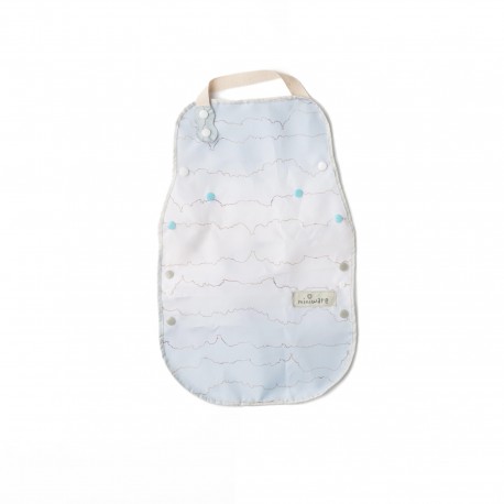 Miniware Catch and Cover Bib and Apron - Blue Sky