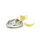 Souffle Antibacterial Stainless Steel Kids Tableware Set - Lemon Yellow