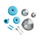 Souffle Antibacterial Stainless Steel Kids Tableware Set - Lemon Yellow