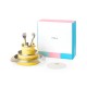 Souffle Antibacterial Stainless Steel Kids Tableware Set with Suction Pad- Lemon Yellow