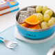 Viida Souffle Antibacterial Stainless Steel Bowl - Baby Blue
