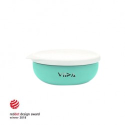 Souffle Antibacterial Stainless Steel Bowl - Turquoise Green