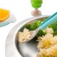 Viida Souffle Antibacterial Stainless Steel Plate - Turquoise Green