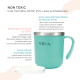 Viida Souffle Antibacterial Stainless Steel Cup - Cosmic Mauve