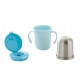 Viida Souffle Antibacterial Stainless Steel 3-Stage Training Cup Set - Lemon Yellow