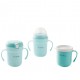 Viida Souffle Antibacterial Stainless Steel 3-Stage Training Cup Set - Lemon Yellow
