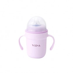 Viida Soufflé Antibacterial Stainless Steel Spout Sippy Cup - Cosmic Mauve