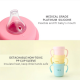 Viida Souffle Antibacterial Stainless Steel Spout Sippy Cup - Cosmic Mauve