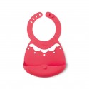 Viida Joy Series Baby Bib - Raspberry Red Fairy Collar