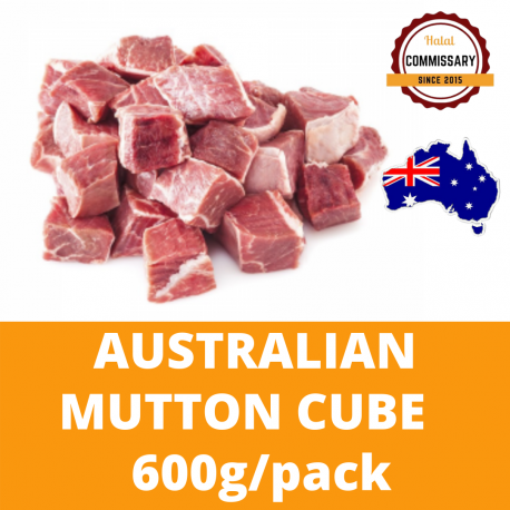 Halal Commissary Mutton Cube 600g/pack (Sold per Pack)