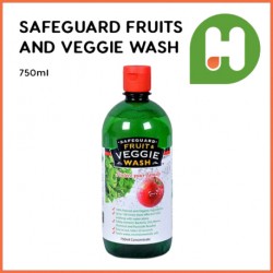 New Zealand Safeguard Fruit and Veggie Wash 750ml/bottle (Sold per Bottle)