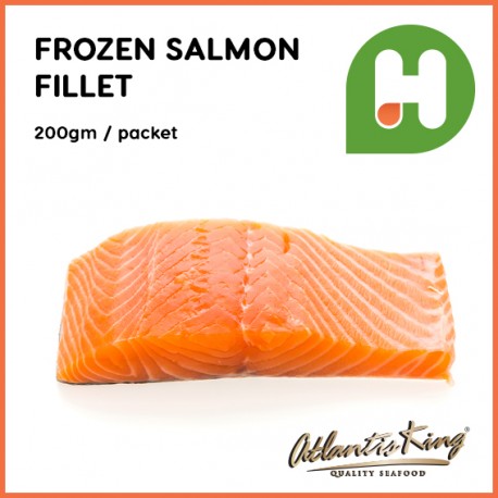 Frozen Salmon Block 200G (Sold Per Pack)