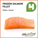 Frozen Salmon Block 200G (Sold Per Pack)