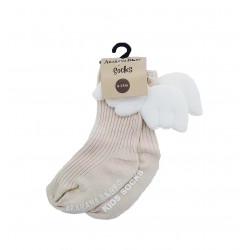 Akarana Baby Winged Socks (Khaki)