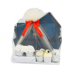 Akarana Baby Baby hamper for Mama & Newborn Baby Blue (Hamper / Gift Pack)