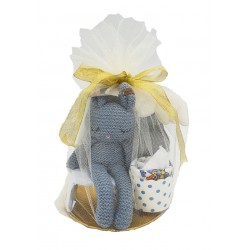 Akarana Baby Muffin Keke Hamper/ Gift Box for Baby (Grey)