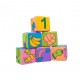 6pcs in 1 Set Baby Infants Fabric Blocks Toys Cloth Cube Early Learning Preschool Toys for Baby