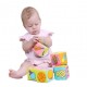 6pcs in 1 Set Baby Infants Fabric Blocks Toys Cloth Cube Early Learning Preschool Toys for Baby