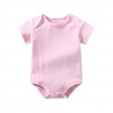 Akarana Baby Quality Newborn Baby Romper One-Piece Double Sided Dupion Cotton (Pink 12M)