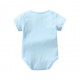 Akarana Baby Quality Newborn Baby Romper One-Piece Double Sided Dupion Cotton (Blue 3M)
