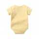 Akarana Baby Quality Newborn Baby Romper One-Piece Double Sided Dupion Cotton (Yellow 12M)