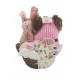 Akarana Baby Angel Wings Keke Hamper  (Pink)