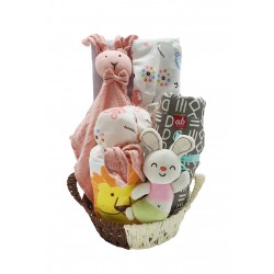 Akarana Baby Baby Hamper Gift Set - Sweet Bunny V2 Baby Hamper (Baby Girl)