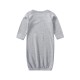 Akarana Baby Soft Baby Sleepwear / Sleeping Gown / Sleepsuit (0-6M Grey)