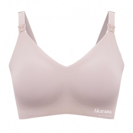 Akarana Baby Laser-Cut Basic Maternity & Nursing Bra (Free 1pc Extender) - Ultra Thin (Light Pink)