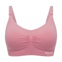 Akarana Baby Maternity Seamless Solid Maternity & Nursing Bra Free 1pc Extender (Peach Pink)