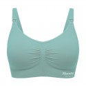 Akarana Baby Maternity Seamless Solid Maternity & Nursing Bra Free 1pc Extender (Tiffany Green)