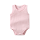 Akarana Baby Sleeveless Bodysuit Baby Romper (6-12M Pink Stripe)