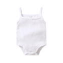 Akarana Baby Spaghetti Strap Bodysuit Baby Romper (12-18M White)