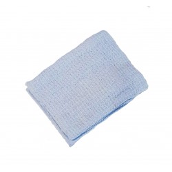 Akarana Baby Waffle Weave Baby & Toddler Blanket 100% Cotton (Light Blue)