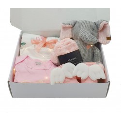 Akarana Baby Juno The Elephant Gift Box for Baby Newborn Fullmoon Gift Free LED light