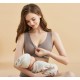 Akarana Baby Laser-Cut Basic Nursing Sleep & Yoga Bra For Breastfeeding Women Button Front Maternity Comfy Bralette (Brown)