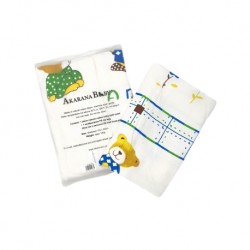 Akarana Baby Baby and Kids Super Soft Cotton Bath Towel (Bear In PJ)