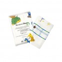 Akarana Baby Baby and Kids Super Soft Cotton Bath Towel (Bear In PJ)