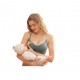 Akarana Baby Maternity Seamless Lace Solid Maternity & Nursing Bra (Nude / Beige)
