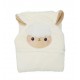 Baby Hooded Towel Coral Fleece Bath Towel - Cream