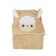 Baby Hooded Towel Coral Fleece Bath Towel - Brown