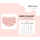 Akarana Baby Maternity Soft Cotton Underwear Postpartum Low Waist Panties (Light Blue)