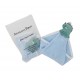 Akarana Baby Hand Towel with Loop, Bathroom Hanging Soft Absorbent Microfiber Hand Towel - Dino