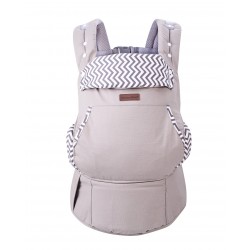 Tautoko Baby Carrier Ergonomic Soft Cotton Newborn to Toddler Maximum Support Comfort Hands Free Carrier (KHAKI)