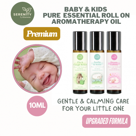 Essential Oil Blend for Baby and Kids Pure Essential Roll On Natural Aromatherapy Oil 10ml for Baby(Dream Lullaby)