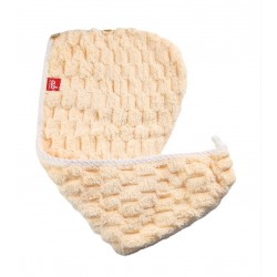 ab Super Absorbent Quick Hair Dry Towel Microfiber Head Wrap Tuala Rambut Wanita Tuala Kepala Serap Air - Pale Peach